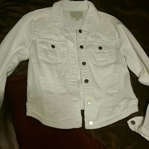 Beautiful White Denim Jacket
